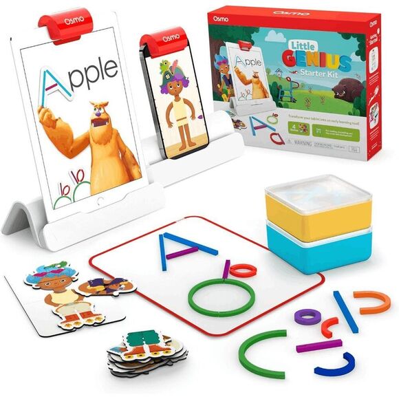 Osmo - Little Genius Starter Kit for iPad & iPhone Problem Solving, Phonics & Cr - Picture 1 of 9